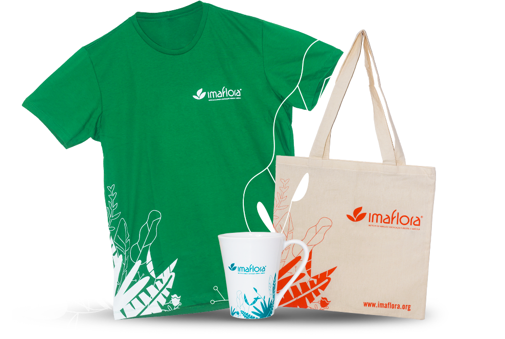 Brindes da campanha #DoeImaflora - Imaflora